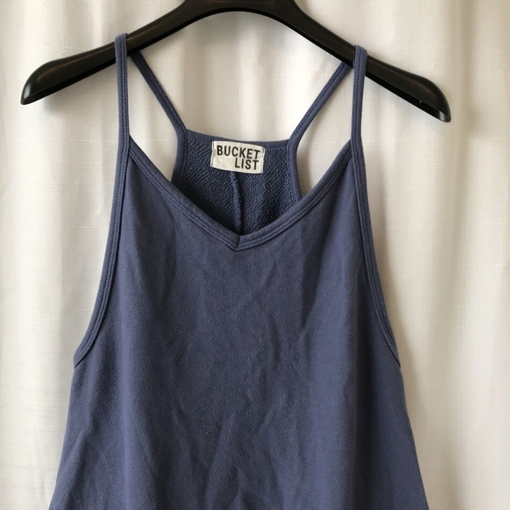BUCKETLIST Tank Style Jumpsuit Blue Size Medium - Picture 3 of 15
